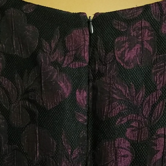 Size 2 Tahari Purple/Black Dress & Jacket - Picture 5 of 7